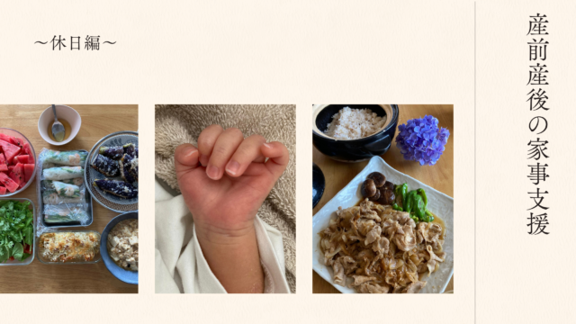 ＜産前産後の家事支援＞